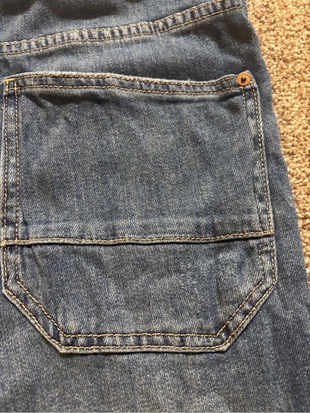 Pilcro Anthropologie Blue Denim Painter Overalls - Picture 9 of 13